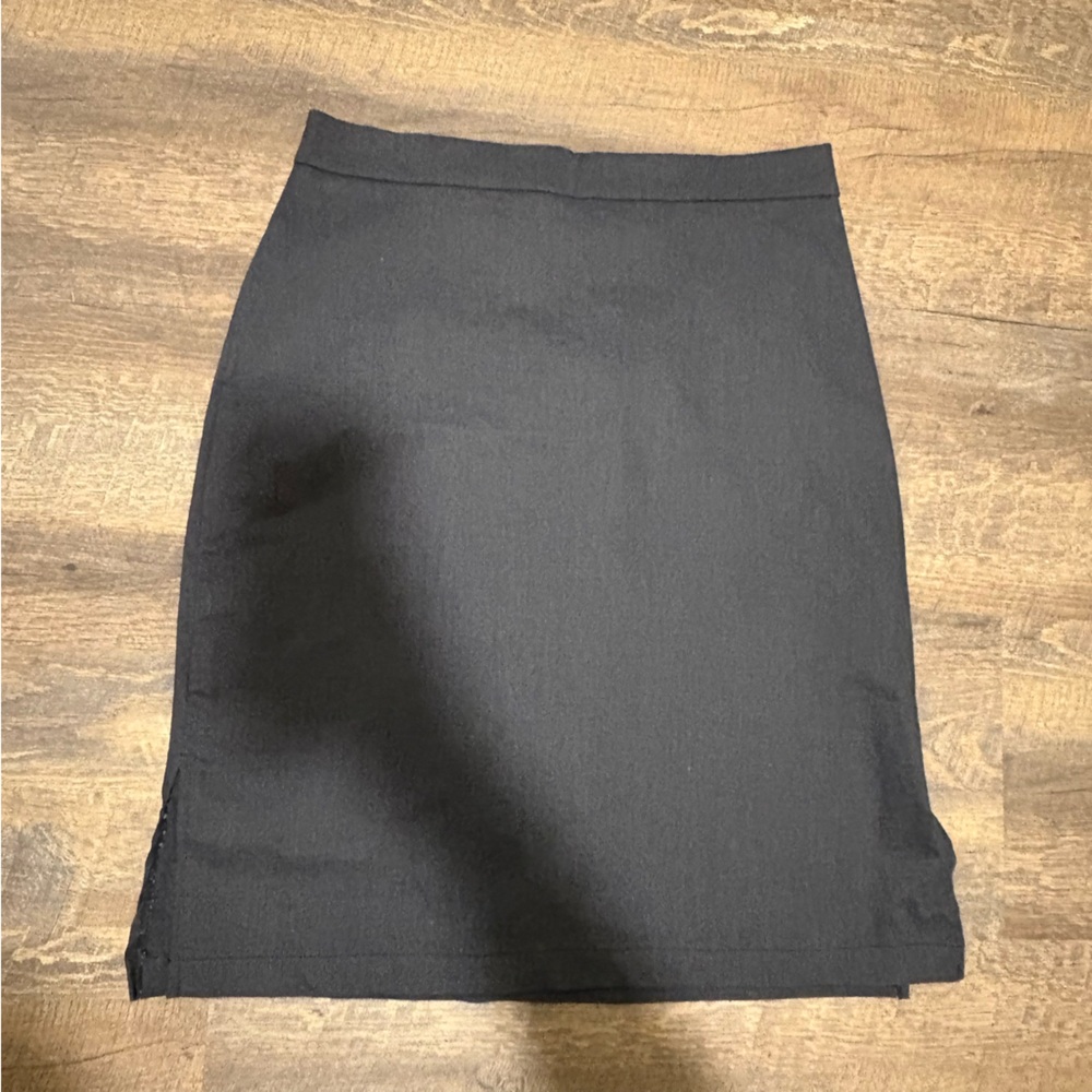 Grey Pencil Skirt